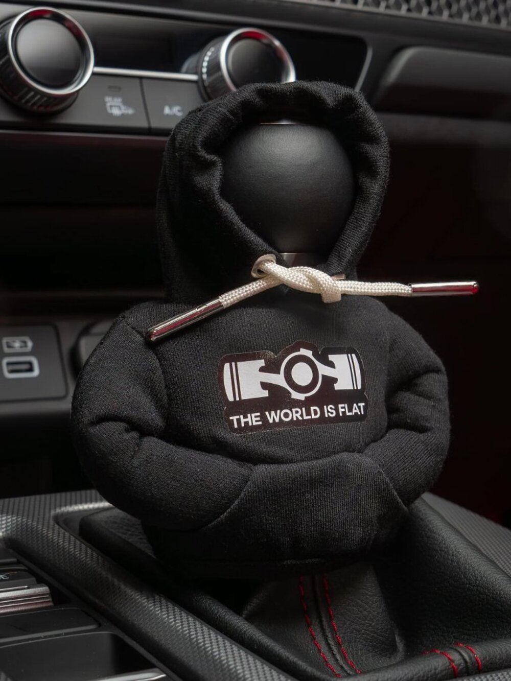 Billetworkz Subaru Shift Knob Hoodie - The World Is Flat